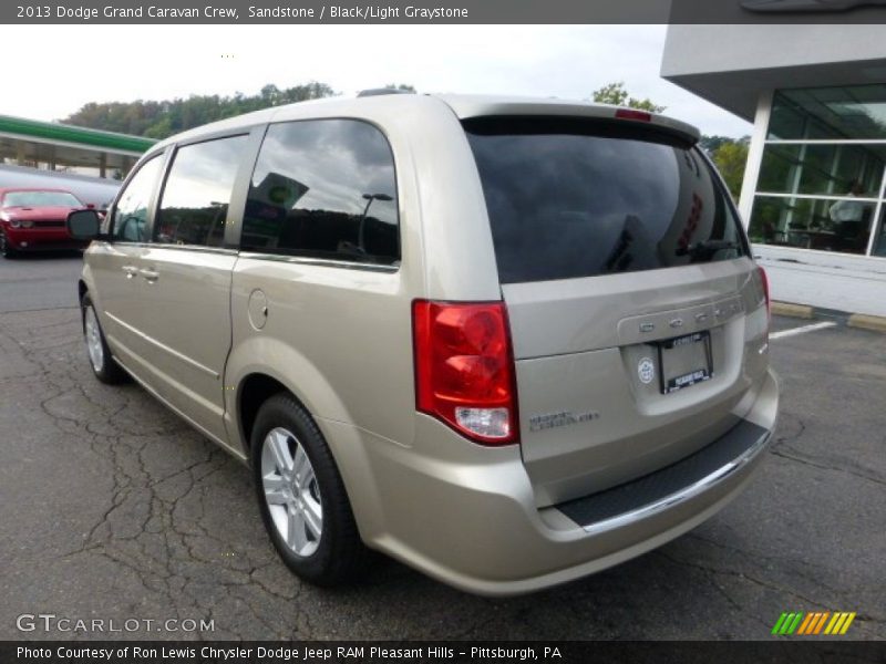 Sandstone / Black/Light Graystone 2013 Dodge Grand Caravan Crew