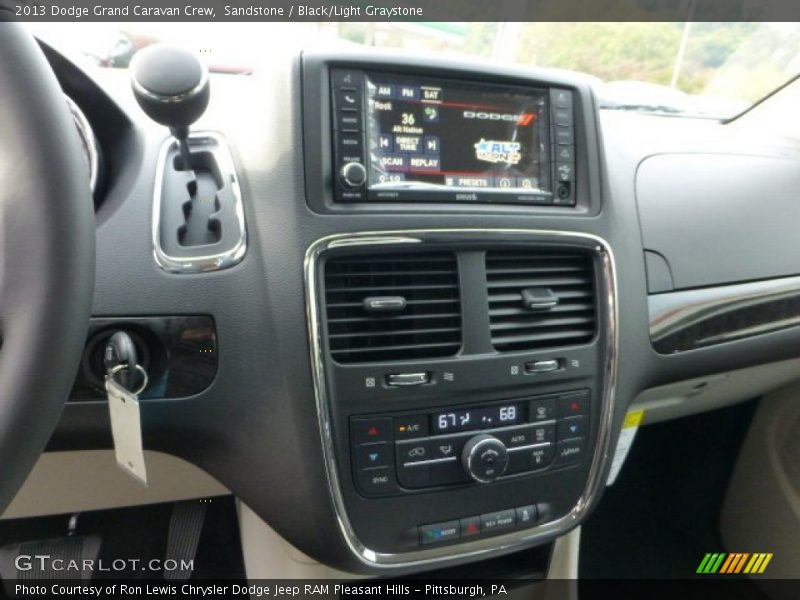 Sandstone / Black/Light Graystone 2013 Dodge Grand Caravan Crew