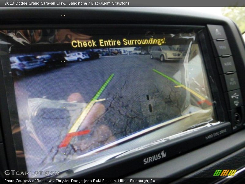 Sandstone / Black/Light Graystone 2013 Dodge Grand Caravan Crew