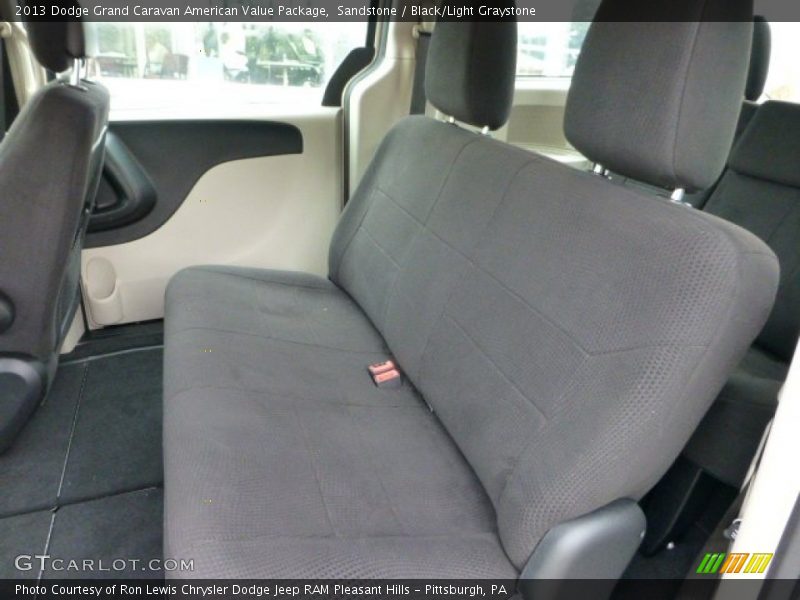Sandstone / Black/Light Graystone 2013 Dodge Grand Caravan American Value Package