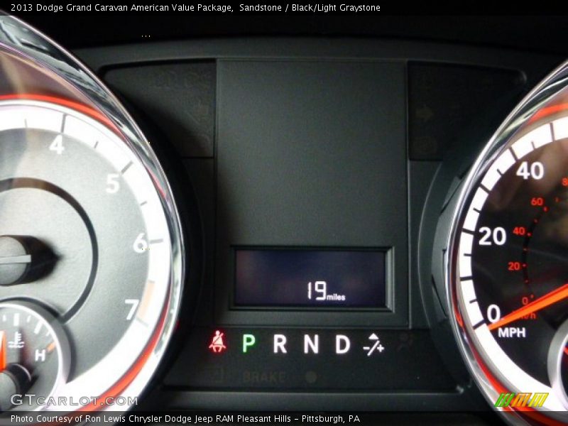 Sandstone / Black/Light Graystone 2013 Dodge Grand Caravan American Value Package