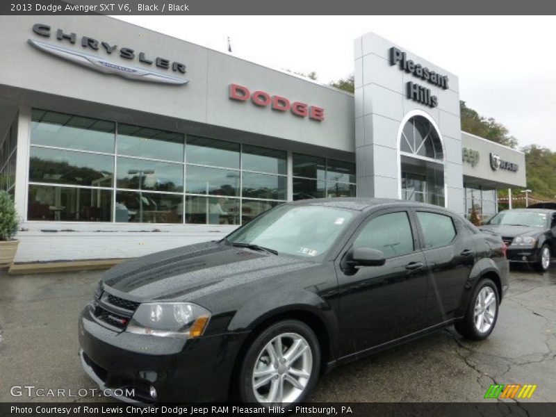 Black / Black 2013 Dodge Avenger SXT V6