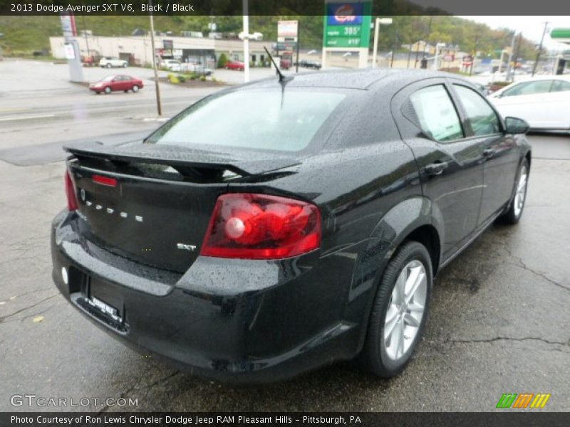 Black / Black 2013 Dodge Avenger SXT V6