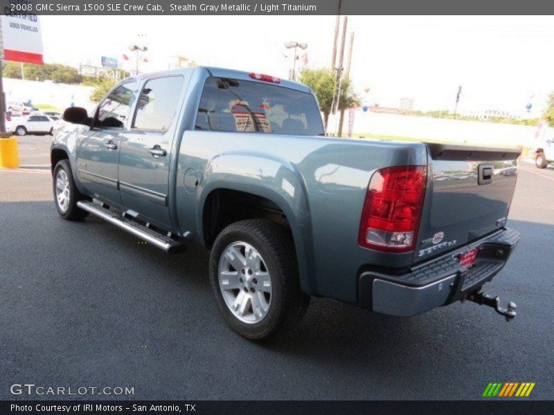 Stealth Gray Metallic / Light Titanium 2008 GMC Sierra 1500 SLE Crew Cab