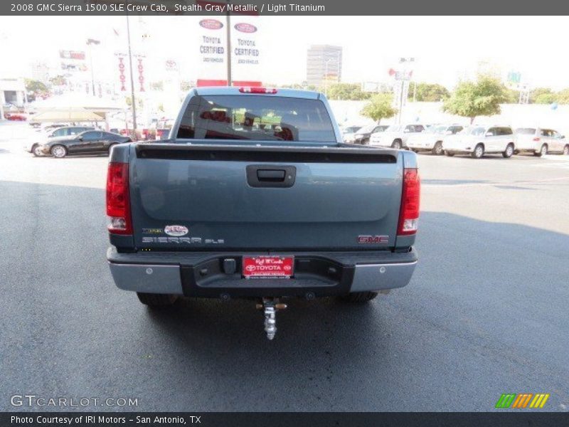 Stealth Gray Metallic / Light Titanium 2008 GMC Sierra 1500 SLE Crew Cab