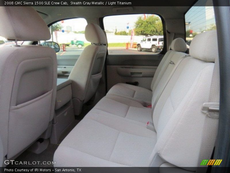 Stealth Gray Metallic / Light Titanium 2008 GMC Sierra 1500 SLE Crew Cab