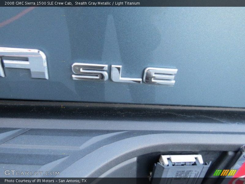 Stealth Gray Metallic / Light Titanium 2008 GMC Sierra 1500 SLE Crew Cab