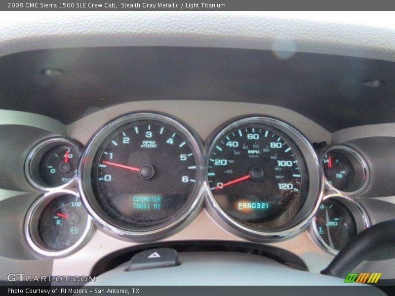  2008 Sierra 1500 SLE Crew Cab SLE Crew Cab Gauges