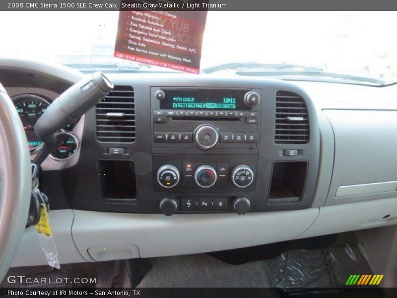 Controls of 2008 Sierra 1500 SLE Crew Cab