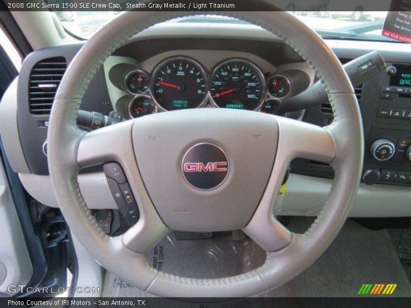  2008 Sierra 1500 SLE Crew Cab Steering Wheel