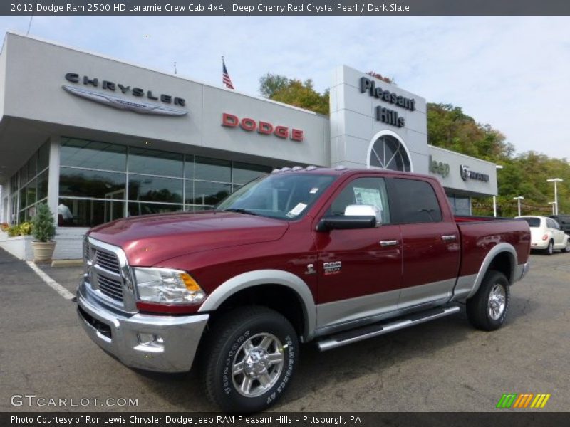 Deep Cherry Red Crystal Pearl / Dark Slate 2012 Dodge Ram 2500 HD Laramie Crew Cab 4x4