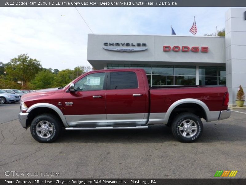 Deep Cherry Red Crystal Pearl / Dark Slate 2012 Dodge Ram 2500 HD Laramie Crew Cab 4x4