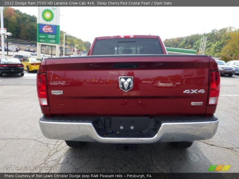 Deep Cherry Red Crystal Pearl / Dark Slate 2012 Dodge Ram 2500 HD Laramie Crew Cab 4x4