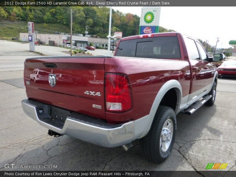 Deep Cherry Red Crystal Pearl / Dark Slate 2012 Dodge Ram 2500 HD Laramie Crew Cab 4x4