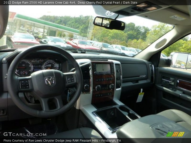 Deep Cherry Red Crystal Pearl / Dark Slate 2012 Dodge Ram 2500 HD Laramie Crew Cab 4x4