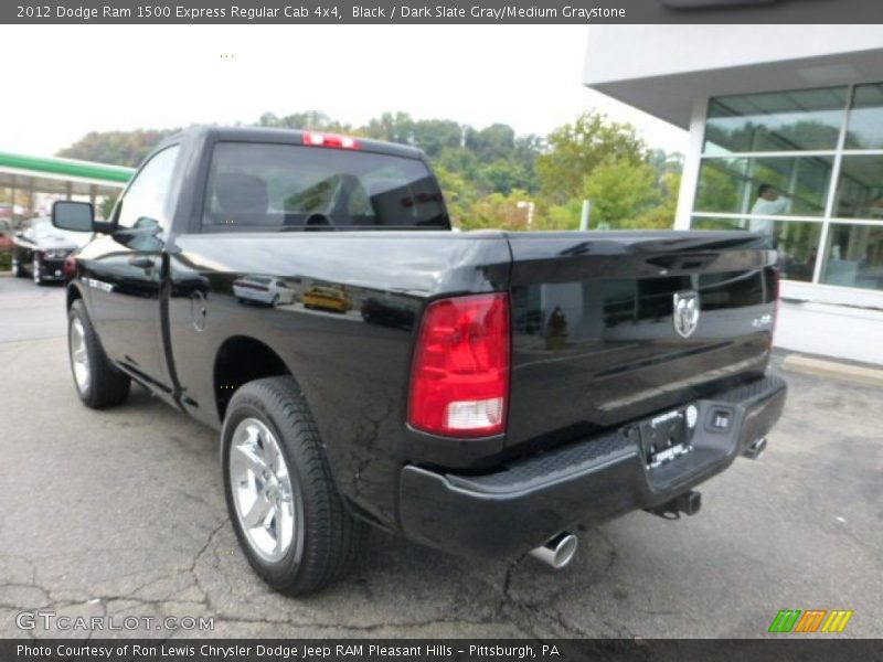 Black / Dark Slate Gray/Medium Graystone 2012 Dodge Ram 1500 Express Regular Cab 4x4