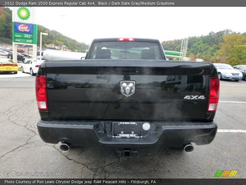 Black / Dark Slate Gray/Medium Graystone 2012 Dodge Ram 1500 Express Regular Cab 4x4