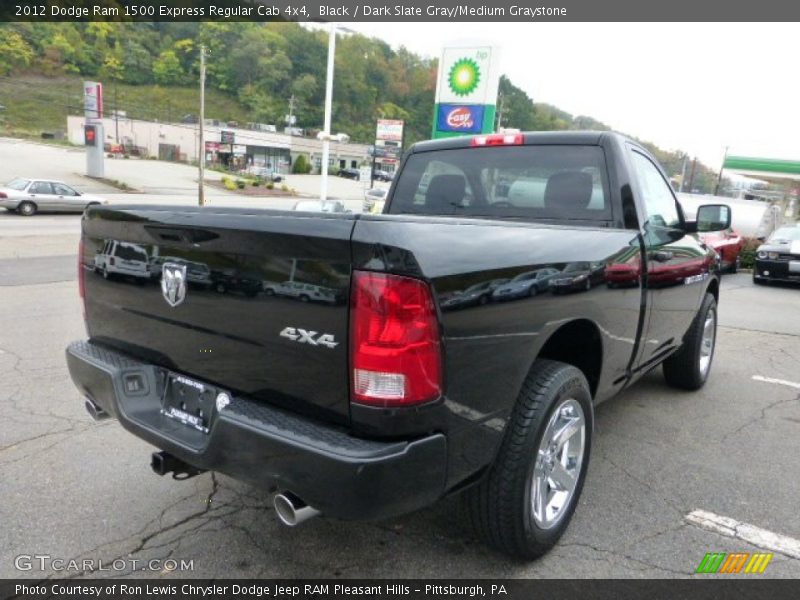 Black / Dark Slate Gray/Medium Graystone 2012 Dodge Ram 1500 Express Regular Cab 4x4