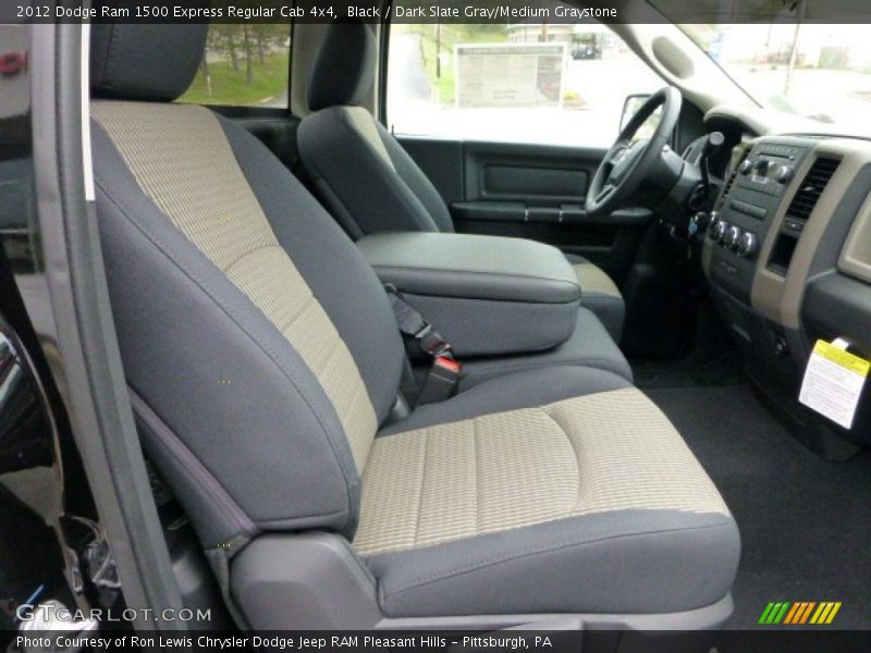 Black / Dark Slate Gray/Medium Graystone 2012 Dodge Ram 1500 Express Regular Cab 4x4
