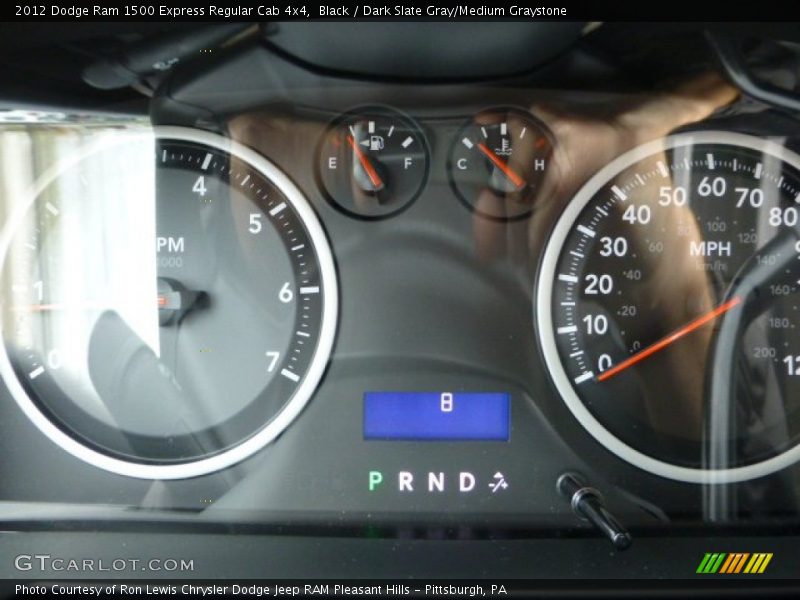 Black / Dark Slate Gray/Medium Graystone 2012 Dodge Ram 1500 Express Regular Cab 4x4