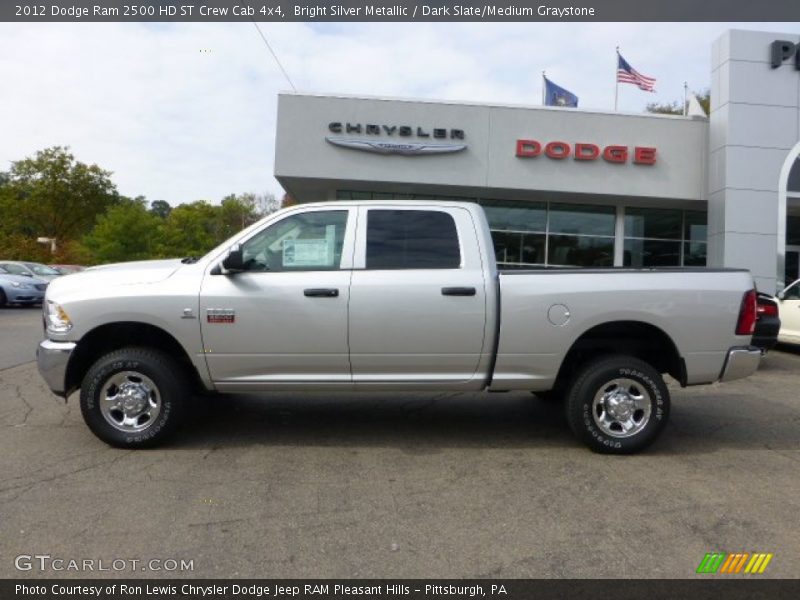 Bright Silver Metallic / Dark Slate/Medium Graystone 2012 Dodge Ram 2500 HD ST Crew Cab 4x4