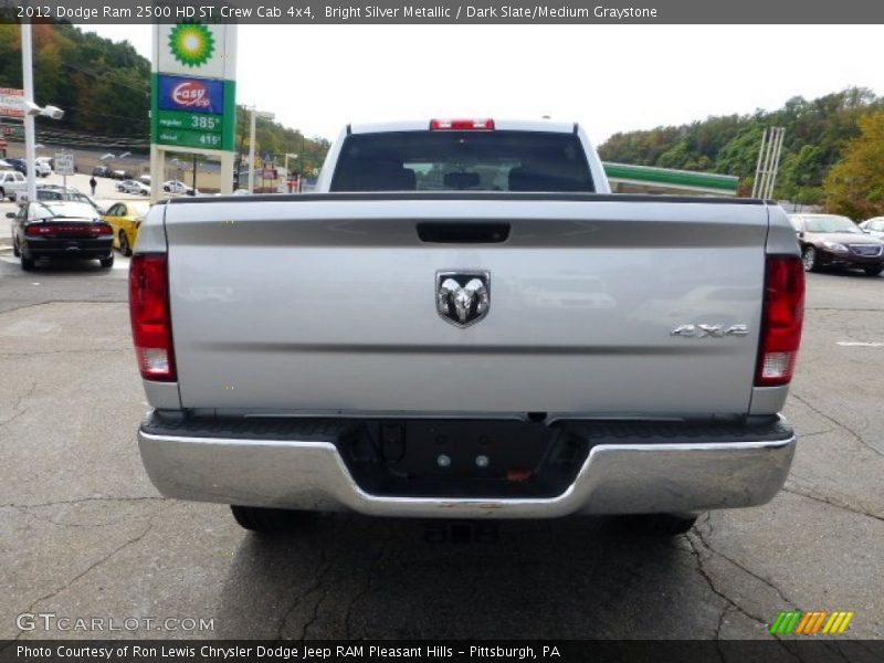 Bright Silver Metallic / Dark Slate/Medium Graystone 2012 Dodge Ram 2500 HD ST Crew Cab 4x4