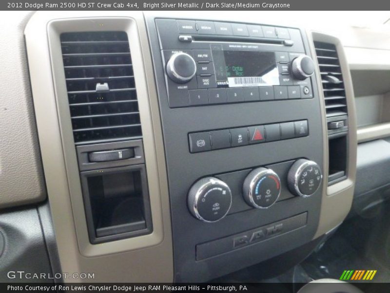 Bright Silver Metallic / Dark Slate/Medium Graystone 2012 Dodge Ram 2500 HD ST Crew Cab 4x4