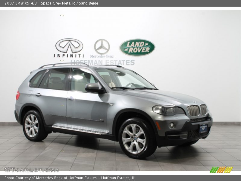 Space Grey Metallic / Sand Beige 2007 BMW X5 4.8i