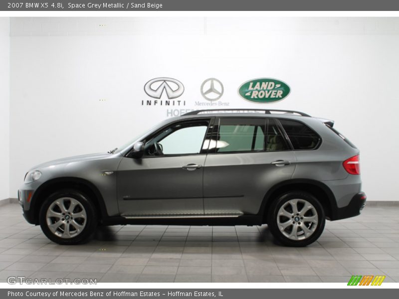 Space Grey Metallic / Sand Beige 2007 BMW X5 4.8i