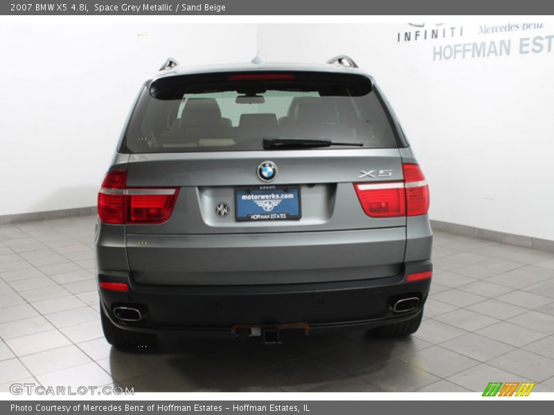 Space Grey Metallic / Sand Beige 2007 BMW X5 4.8i