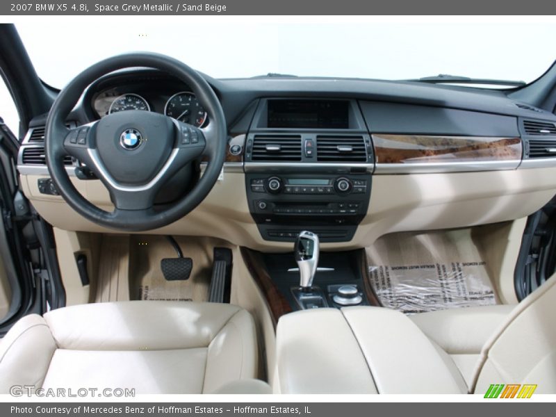 Space Grey Metallic / Sand Beige 2007 BMW X5 4.8i