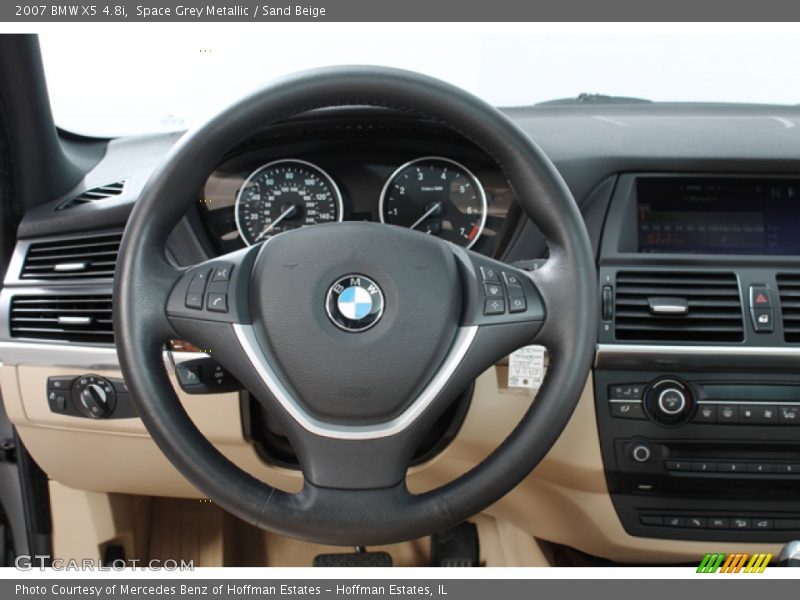Space Grey Metallic / Sand Beige 2007 BMW X5 4.8i