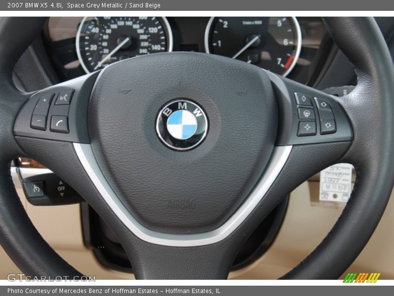 Space Grey Metallic / Sand Beige 2007 BMW X5 4.8i