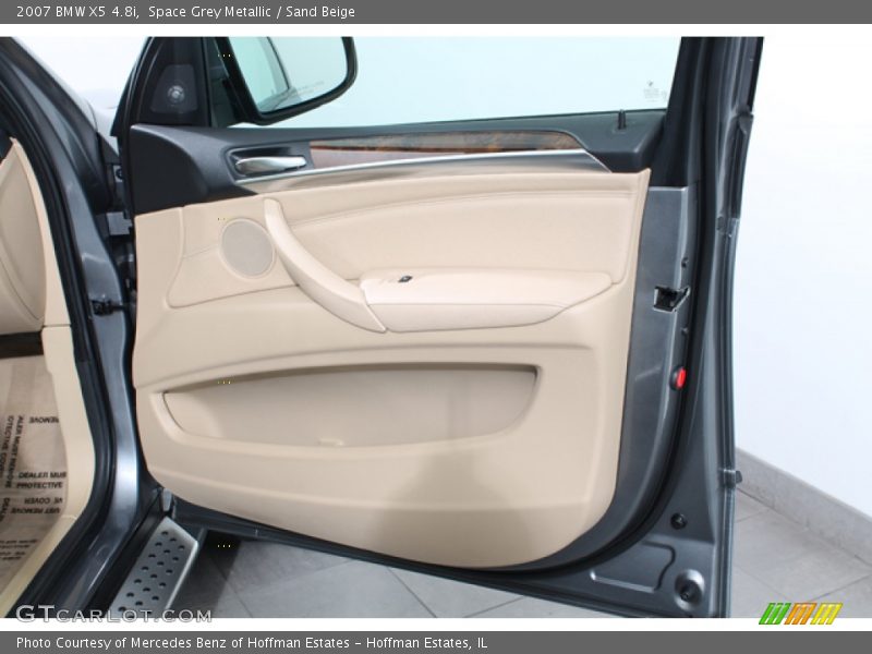 Space Grey Metallic / Sand Beige 2007 BMW X5 4.8i