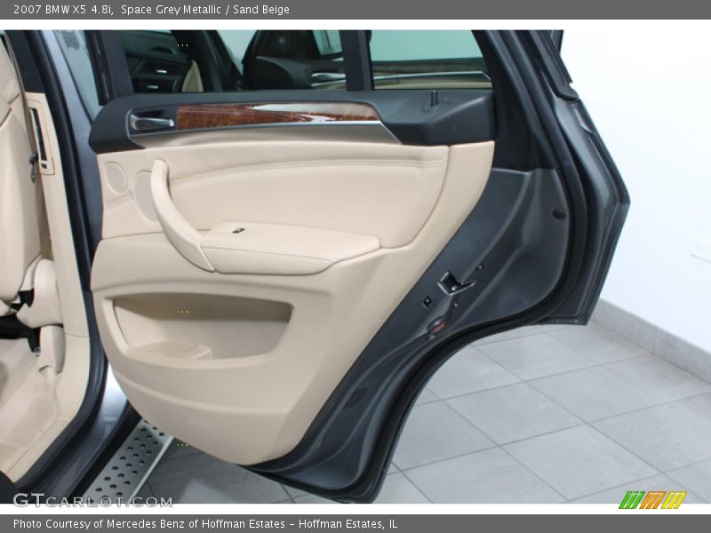 Space Grey Metallic / Sand Beige 2007 BMW X5 4.8i