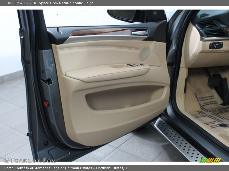 Space Grey Metallic / Sand Beige 2007 BMW X5 4.8i