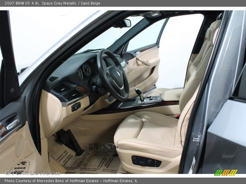 Space Grey Metallic / Sand Beige 2007 BMW X5 4.8i