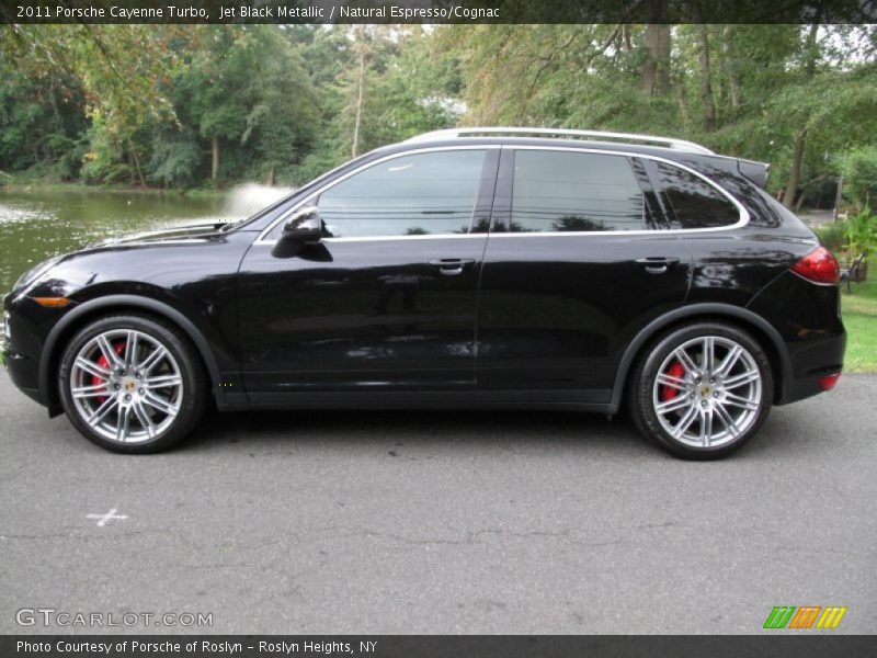 Jet Black Metallic / Natural Espresso/Cognac 2011 Porsche Cayenne Turbo