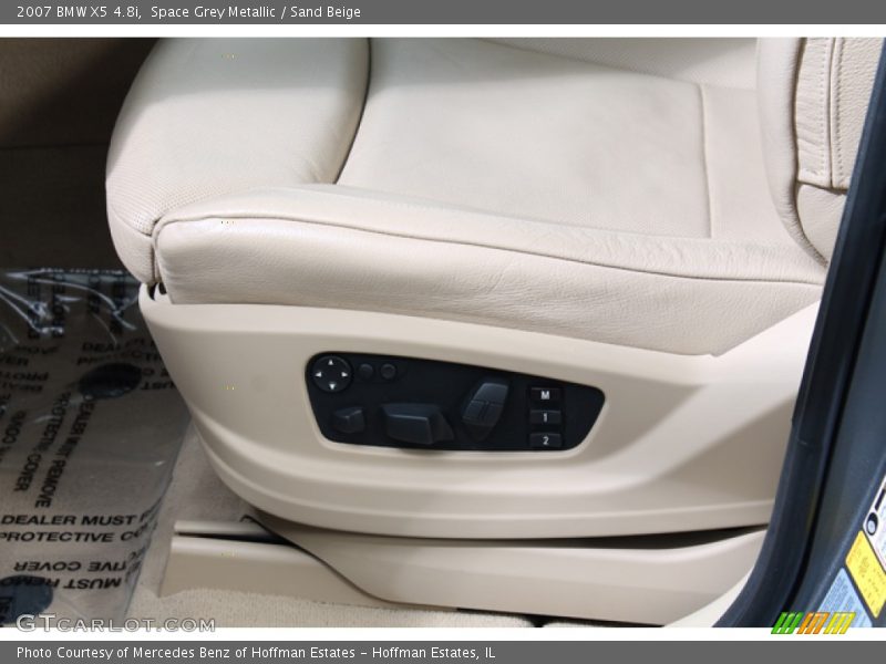 Space Grey Metallic / Sand Beige 2007 BMW X5 4.8i