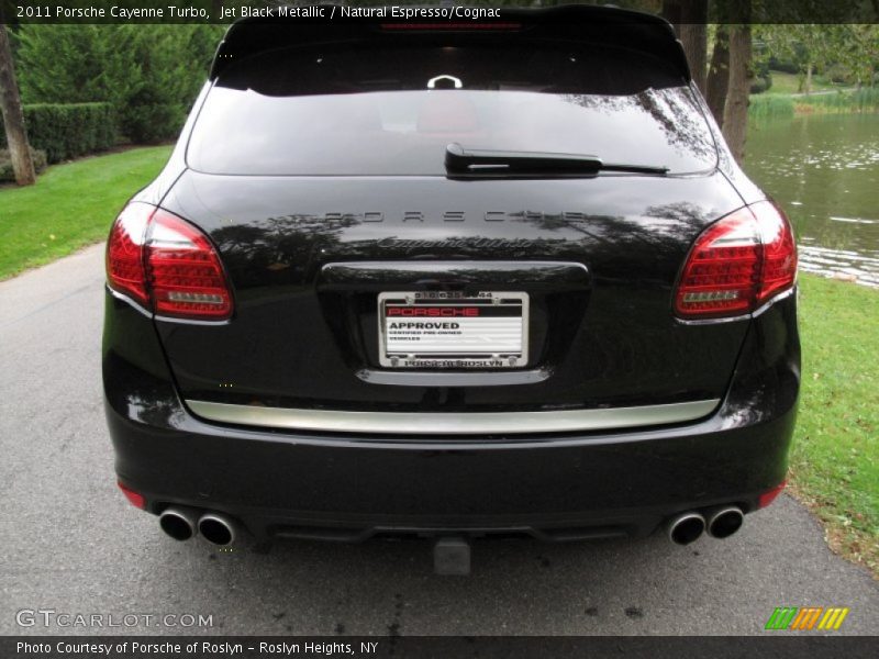 Jet Black Metallic / Natural Espresso/Cognac 2011 Porsche Cayenne Turbo