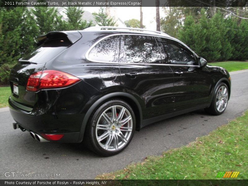 Jet Black Metallic / Natural Espresso/Cognac 2011 Porsche Cayenne Turbo