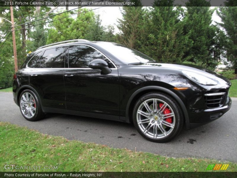 Jet Black Metallic / Natural Espresso/Cognac 2011 Porsche Cayenne Turbo