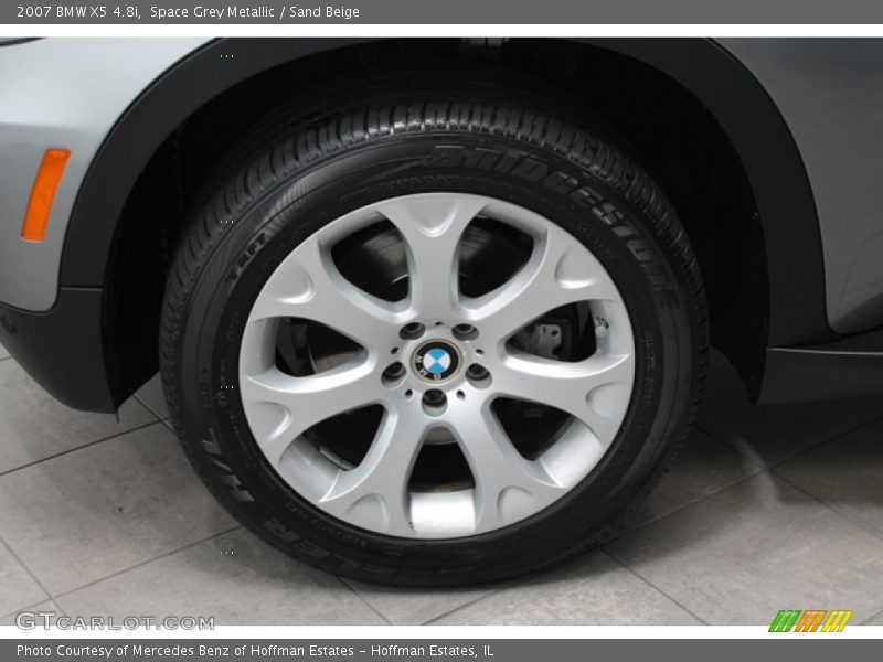 Space Grey Metallic / Sand Beige 2007 BMW X5 4.8i