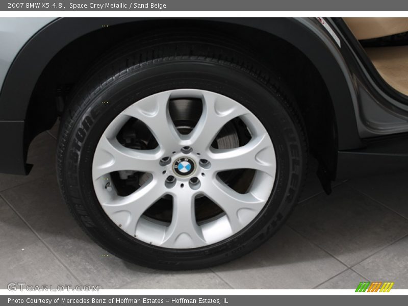 Space Grey Metallic / Sand Beige 2007 BMW X5 4.8i