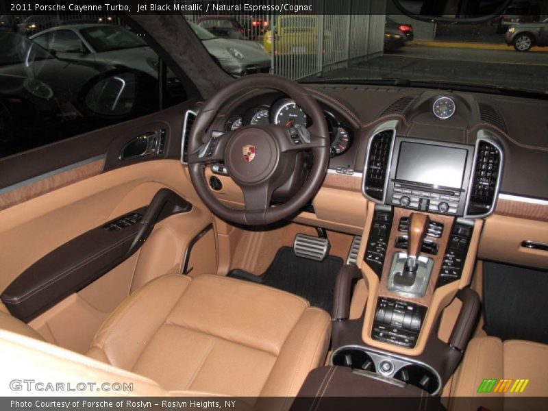 Jet Black Metallic / Natural Espresso/Cognac 2011 Porsche Cayenne Turbo