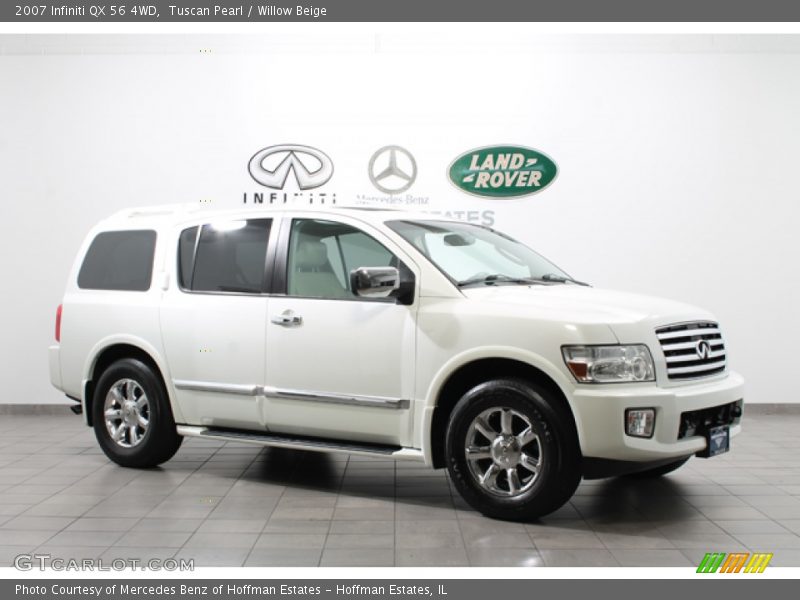 Tuscan Pearl / Willow Beige 2007 Infiniti QX 56 4WD