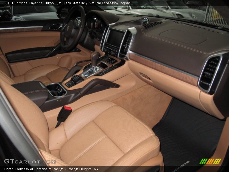 Jet Black Metallic / Natural Espresso/Cognac 2011 Porsche Cayenne Turbo