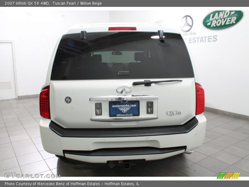 Tuscan Pearl / Willow Beige 2007 Infiniti QX 56 4WD