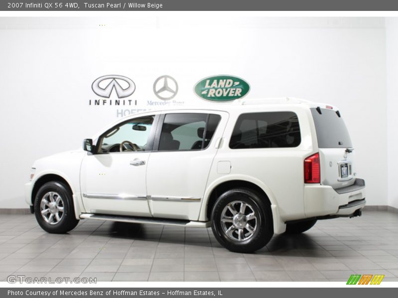 Tuscan Pearl / Willow Beige 2007 Infiniti QX 56 4WD