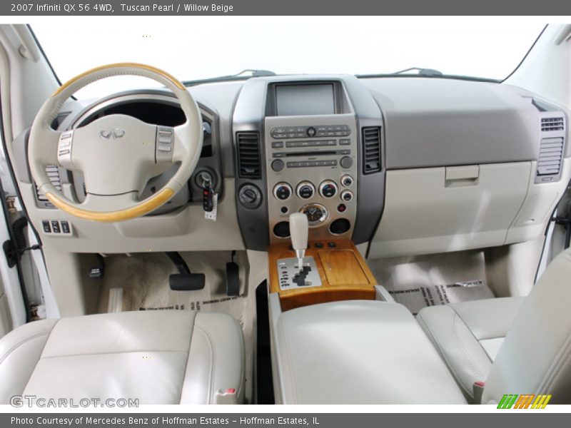 Tuscan Pearl / Willow Beige 2007 Infiniti QX 56 4WD